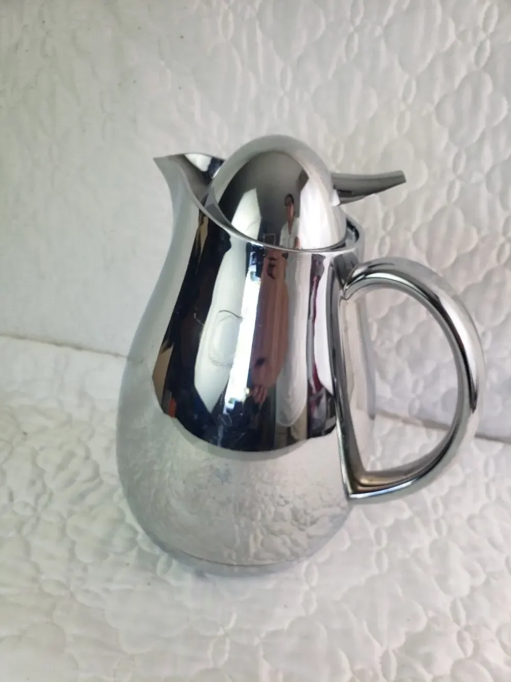 Vintage Copco stainless steel Thermal Serving Carafe Tea Coffee Pot Server